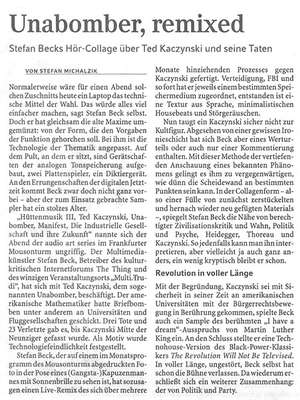 Artikel in der FR vom 7.4. 2006